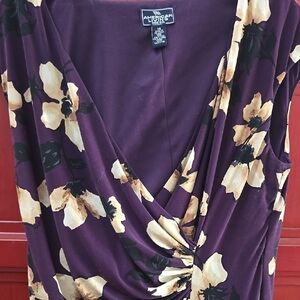 American Living Purple Floral Dress
